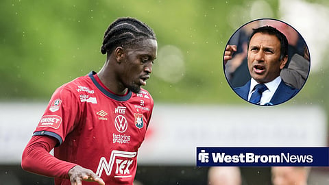 Michael Parker and West Brom owner Shilen Patel
