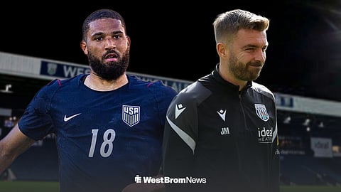 West Brom star George Campbell and James Morrison