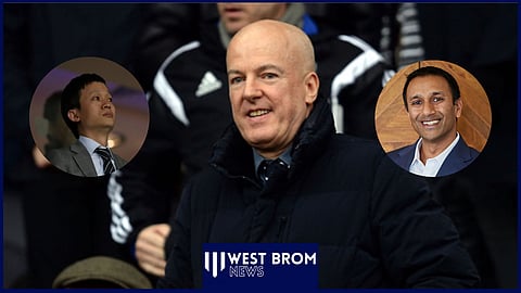 Jeremy Peace sold his share in West Brom to Guochuan Lai.