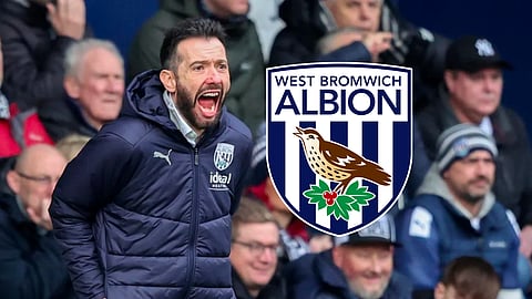 West Brom manager Carlos Corberan.