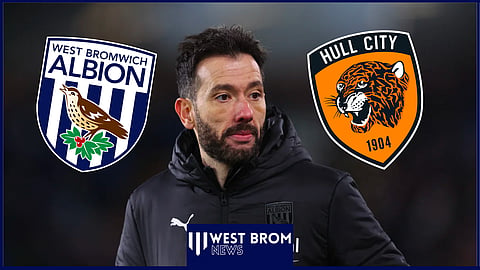 Carlos Corberan's West Brom met Hull City at the MKM Stadium