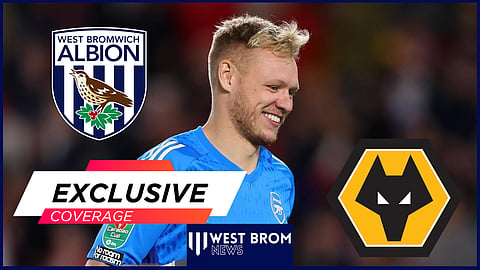 Arsenal goalkeeper Aaron Ramsdale has been linked with Wolves, the rivals of West Brom