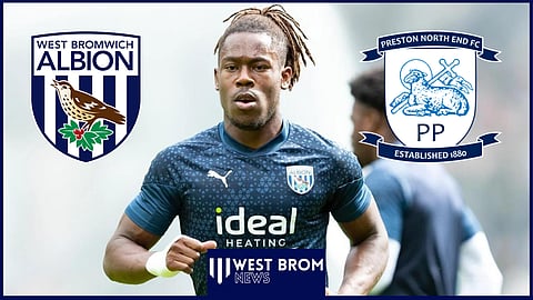 West Brom striker Brandon Thomas-Asante was poor against Preston North End