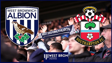 West Brom face Southampton at The Hawthorns in the Championship play-off semi-finals.