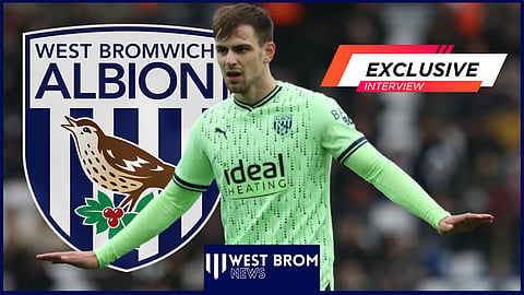 West Brom midfielder Jayson Molumby