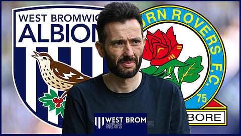 Carlos Corberan and West Brom faced Blackburn Rovers