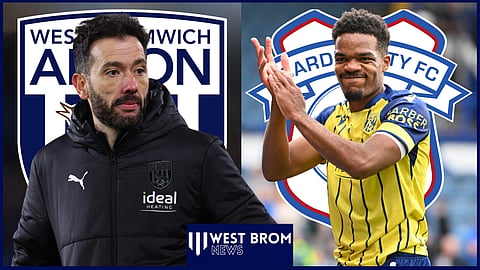 Carlos Corberan could drop Grady Diangana for West Brom against Cardiff City (credit: Imago)