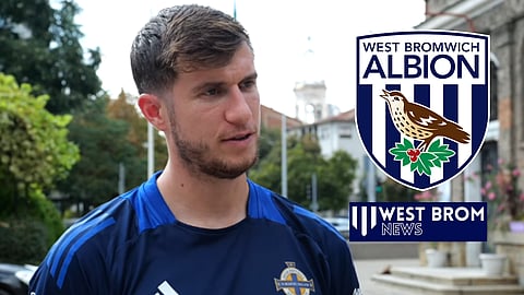 West Brom defender Paddy McNair. (Credit: Northern Ireland National Team)