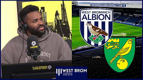 Darren Bent issues scoreline prediction ahead of West Brom v Norwich City. Credit: talkSPORT / Imago