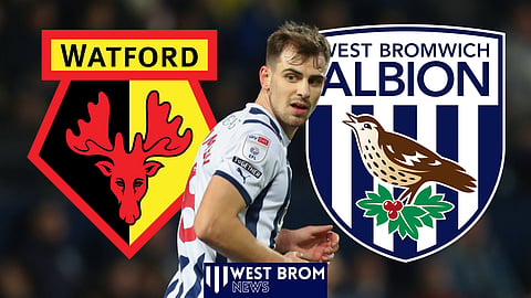 Jayson Molumby was involved in an incident for West Brom against Watford. (Credit: Imago)