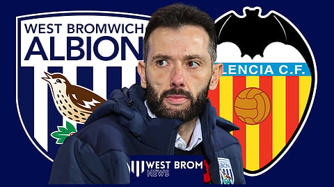 West Brom boss Carlos Corberan is set to join Valencia. Credit: Imago