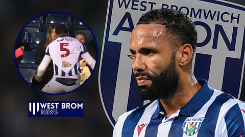 Kyle Bartley in trouble after West Brom v Preston. (Credit: Sky Sports and Imago)