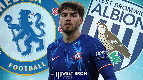 West Brom want to sign Marc Guiu from Chelsea. (Credit: Imago)