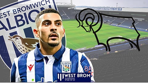 Derby want to sign West Brom striker Karlan Grant (Credit: Imago)