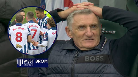Tony Mowbray shocked by Plymouth v West Brom controversy. (Credit: Sky Sports)