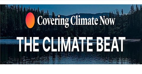 Header from Covering Climate Now email