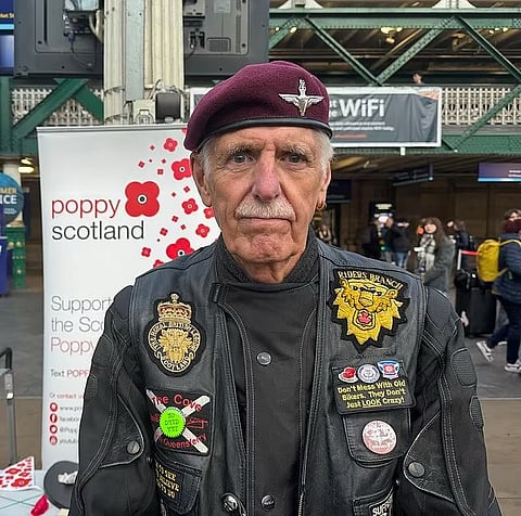 Edinburgh veteran attacked by pro-Hamas protestor while selling poppies