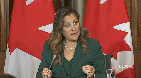 Finance Minister Chrystia Freeland