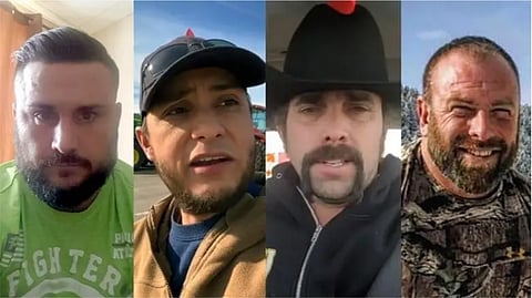 Chris Carbert, Anthony Olienick, Jerry Morin, and Christopher Lysak were accused of conspiring to murder RCMP officers near Coutts, AB, during the border blockade. Morin and Lysak have agreed to a plea deal.