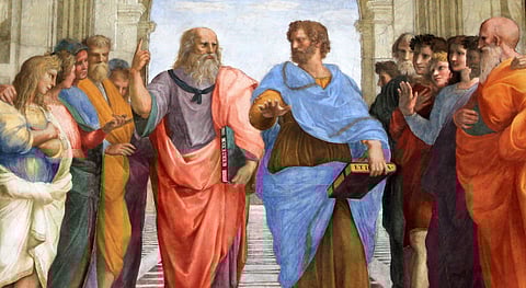 Detail from Raphael's 'School of Athens.' Professional engineer Murray Lytle argues that much as we need Science, Technology, Engineering and Mathematics, we still have a deep need for the great ideas articulated by the Greek philosophers more than 2,500 years ago