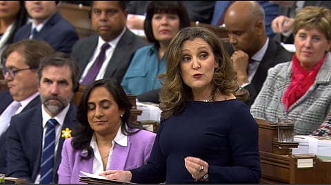 Finance Minister Chrystia Freeland didn't deliver a budget the Montreal Economic Institute was hoping for