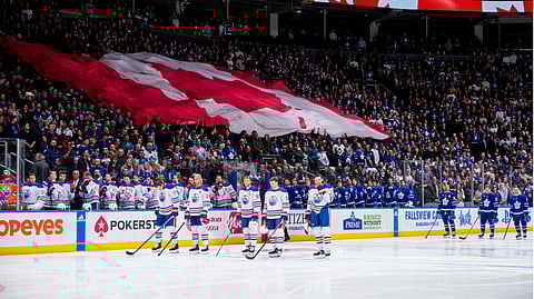 The Toronto Maple Leafs and Oilers