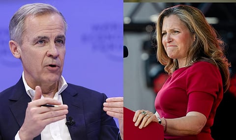 Mark Carney, Chrystia Freeland