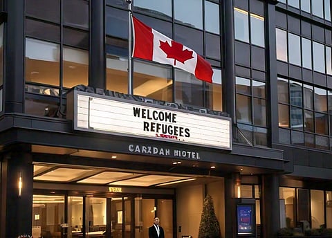 Welcome refugees and students