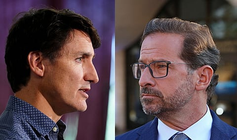 Prime Minister Justin Trudeau, Bloc Quebecois leader Yves-François Blanchet. Writer Bill Marriott suggests Blanchet has a shopping list, his price for keeping the Liberals on life support for another year.