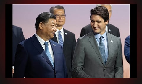 Chinese President Xi Jinping, Prime Minister Justin Trudeau
