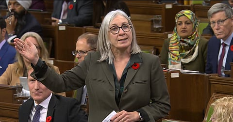 Minister of Indigenous Services Patty Hajdu during Question Period on Monday