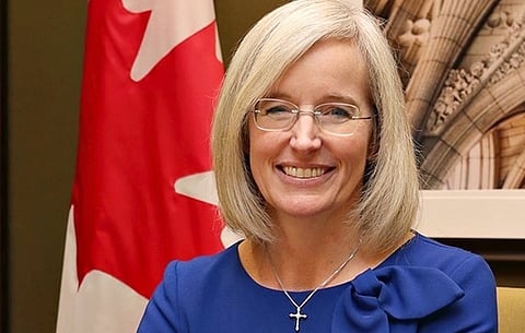 Tamara Jansen, when she was the MP representing Cloverdale-Langley City. She seeks to win the seat again, in the recently-called December 16 byelection.