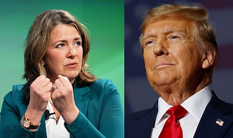 Alberta Premier Danielle Smith and President Donald Trump