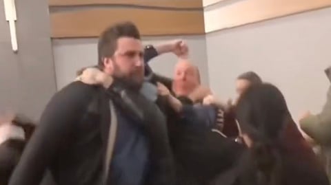 A brawl at Mayfield Dinner Theatre in Edmonton.