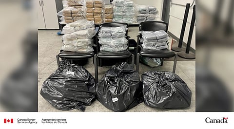 Cocaine seized at Coutts border crossing