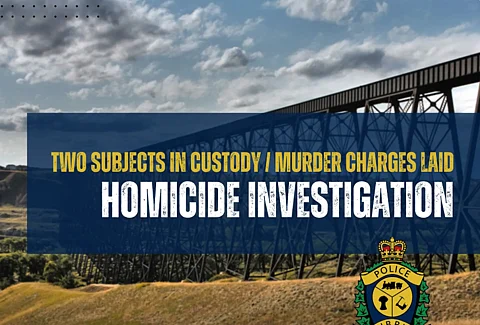 Lethbridge police charge two with first-degree murder following motel room slaying