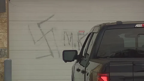 Swastika Graffiti Winnipeg