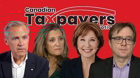 Mark Carney, Chrystia Freeland, Christy Clark, and Jonathan Wilkinson