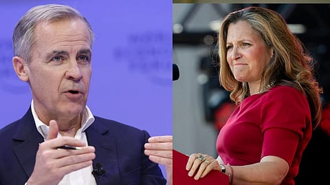 Mark Carney, Chrystia Freeland