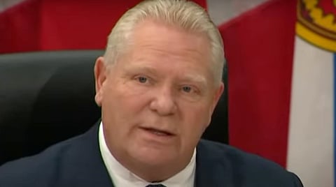 Ontario Premier Doug Ford