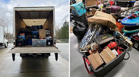 Stolen goods recovered in Langley