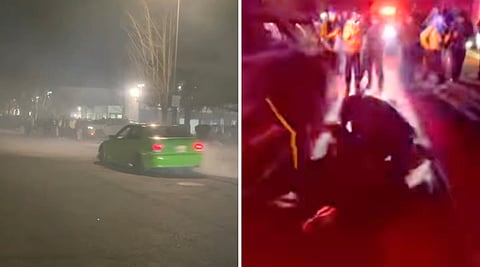 Langley street racing and stunting event