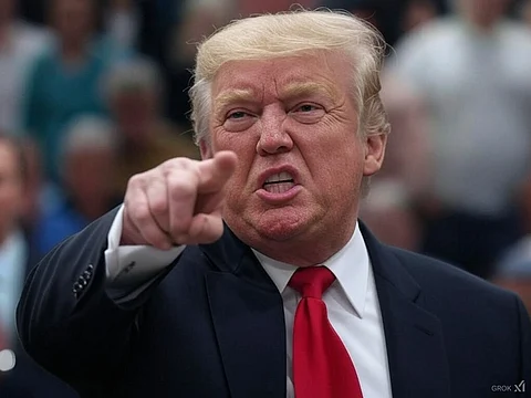 A rendering of U.S. President Donald Trump