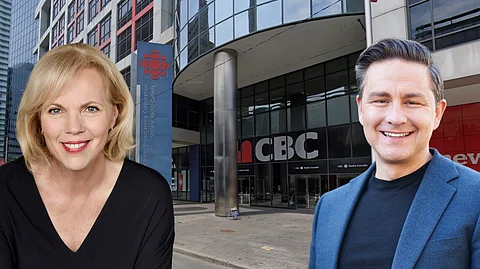 Marie-Philippe Bouchard and Pierre Poilievre