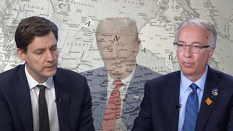 David Eby, Donald Trump, and John Rustad