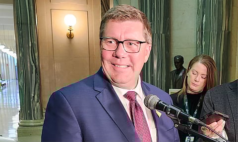 Scott Moe is expressing gratitude for police officers who are stopping the flow of fentanyl