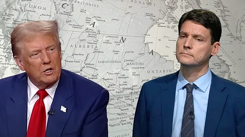 Donald Trump and David Eby
