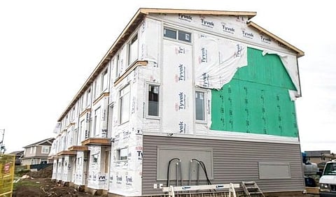 New multi-family development under construction