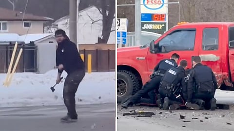 Suspect arrested by police