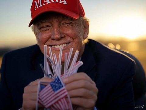 A rendering of U.S. President Donald Trump